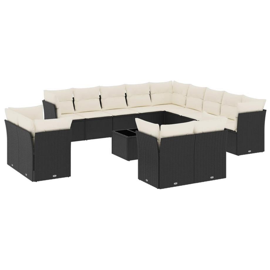 set divano da giardino Polirattan