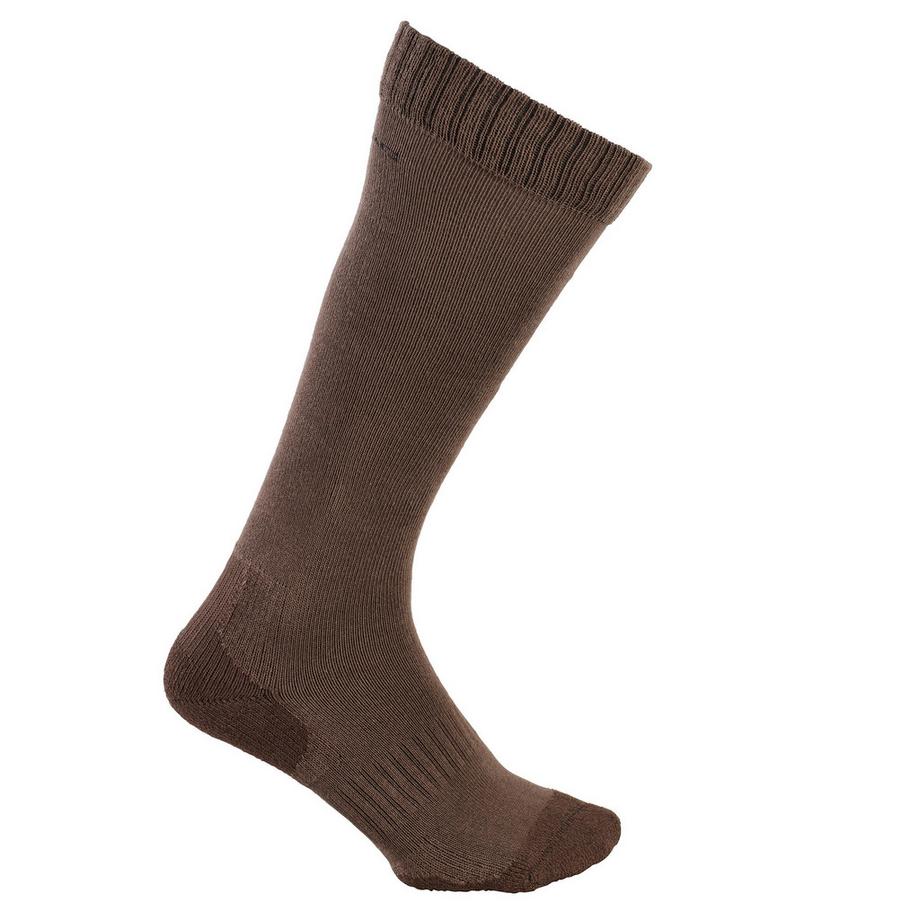 SOLOGNAC Socken hoch Schaft 2er-Pack Baumwolle  