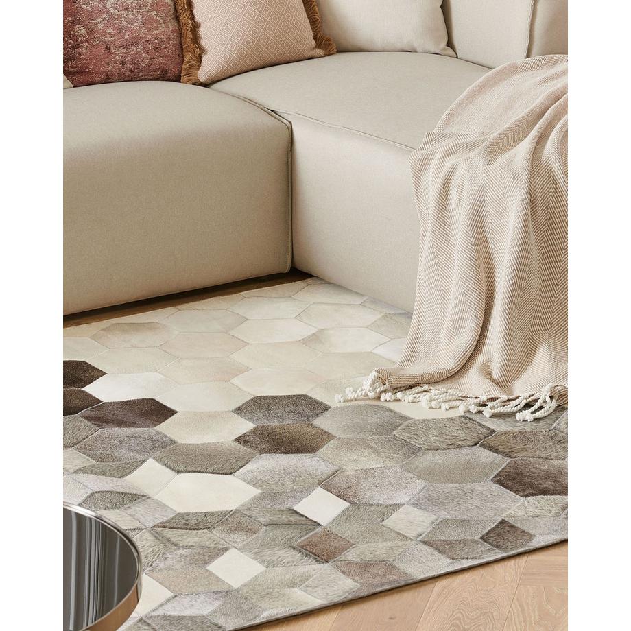 Beliani Tapis en Peau de vache  SASON  