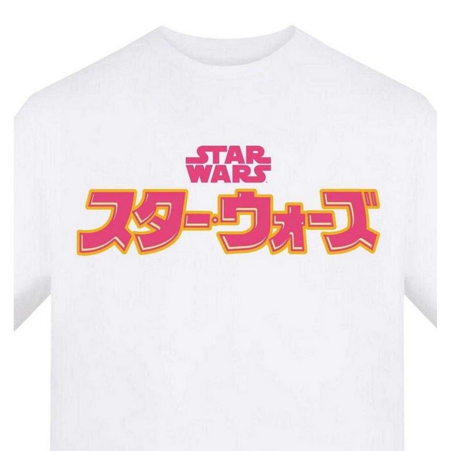 STAR WARS Maglietta con Stampa Grafica Giapponese  