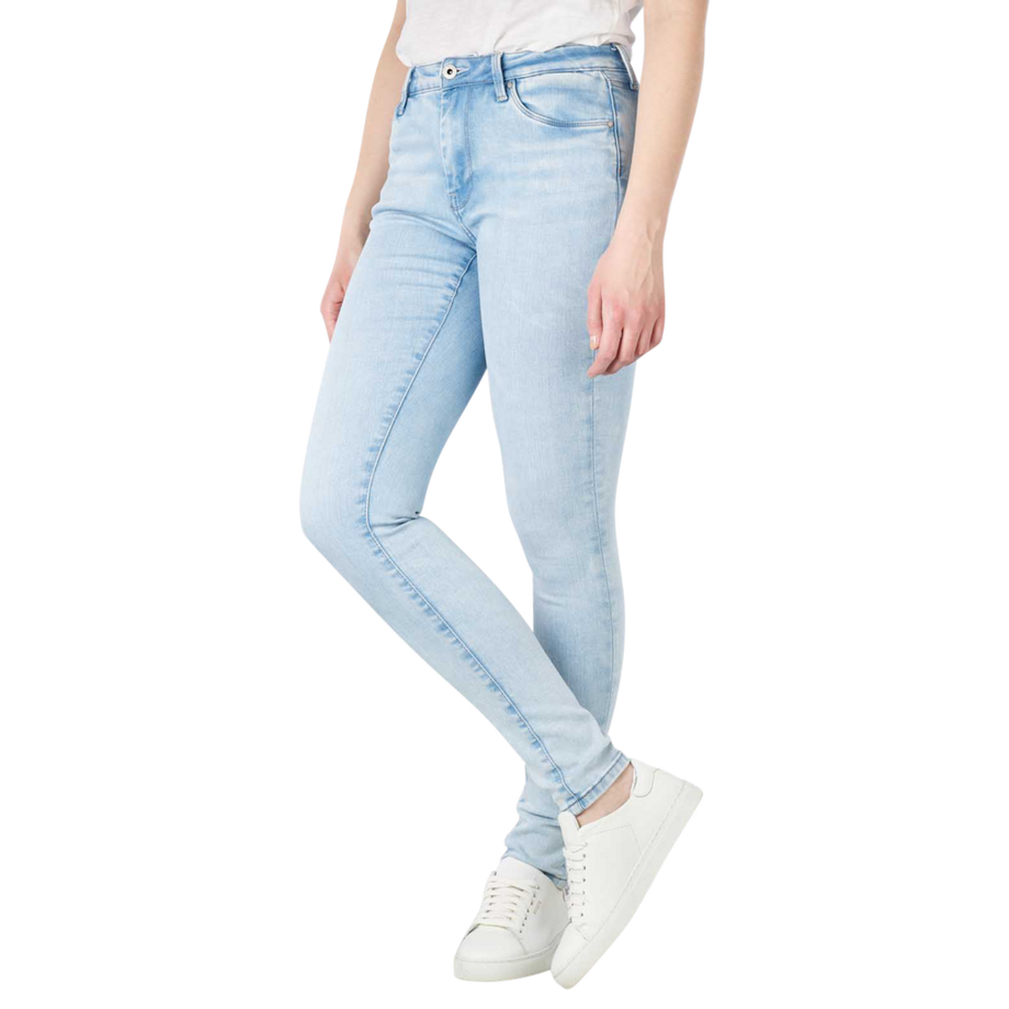 Pepe Jeans London Regent Skinny Fit Powerflex Wiser Wash Bleach Jeans  