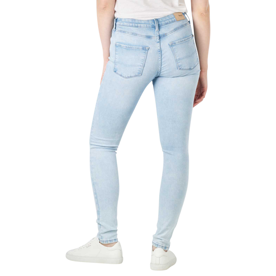 Pepe Jeans London Regent Skinny Fit Powerflex Wiser Wash Bleach Jeans  