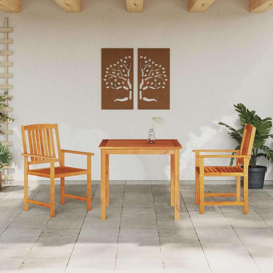 VidaXL Set da Pranzo per Giardino Legno massello di acacia  