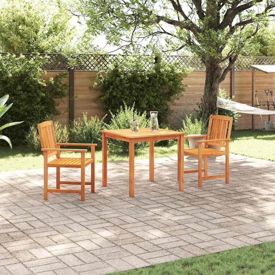 VidaXL Set da Pranzo per Giardino Legno massello di acacia  