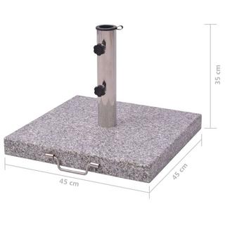 VidaXL Support de parasol granite  