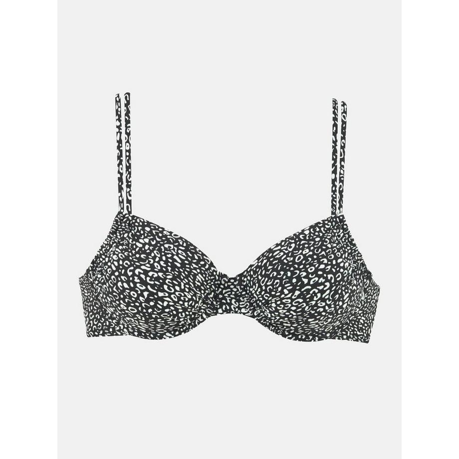 LASCANA Top bikini stampa leopardata  
