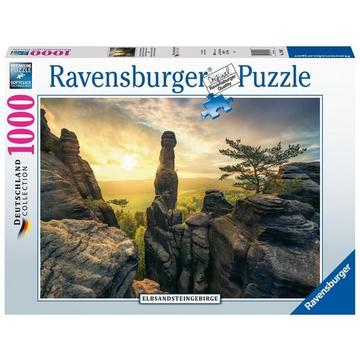 Puzzle Ravensburger Erleuchtung - Elbsandsteingebirge   1000 Teile