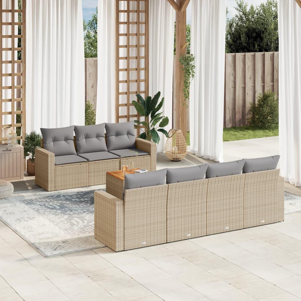 VidaXL Garten sofagarnitur poly-rattan  