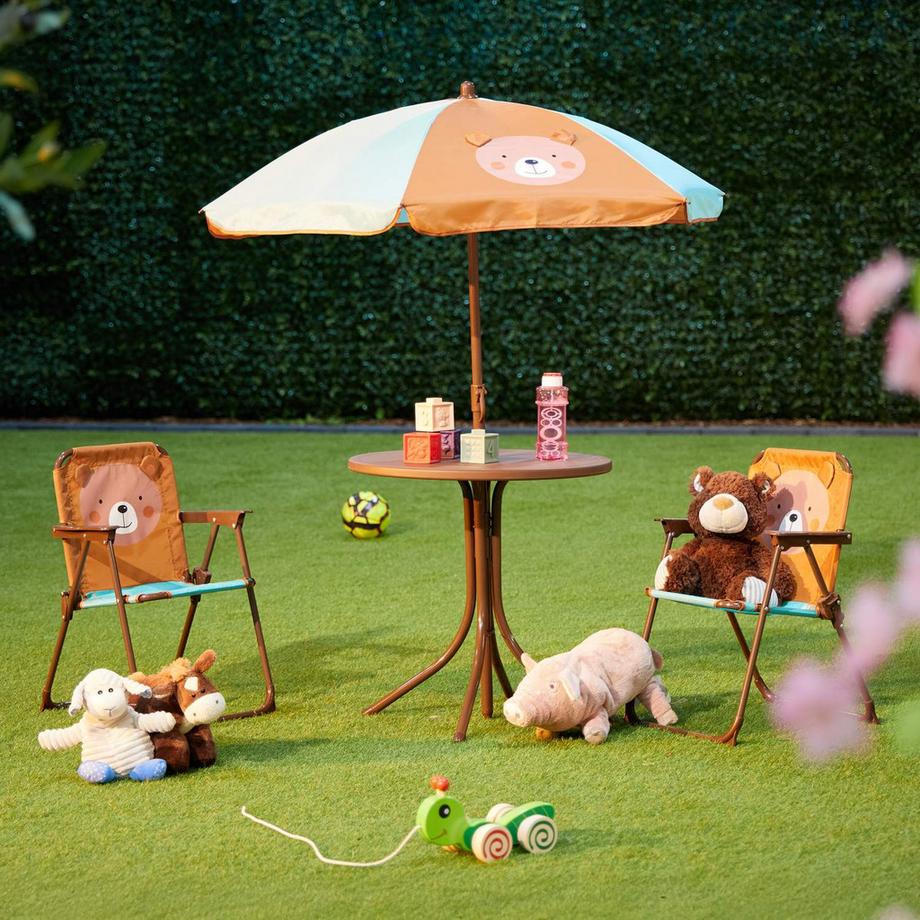 Northix Ensemble de camping pour enfants avec parasol  