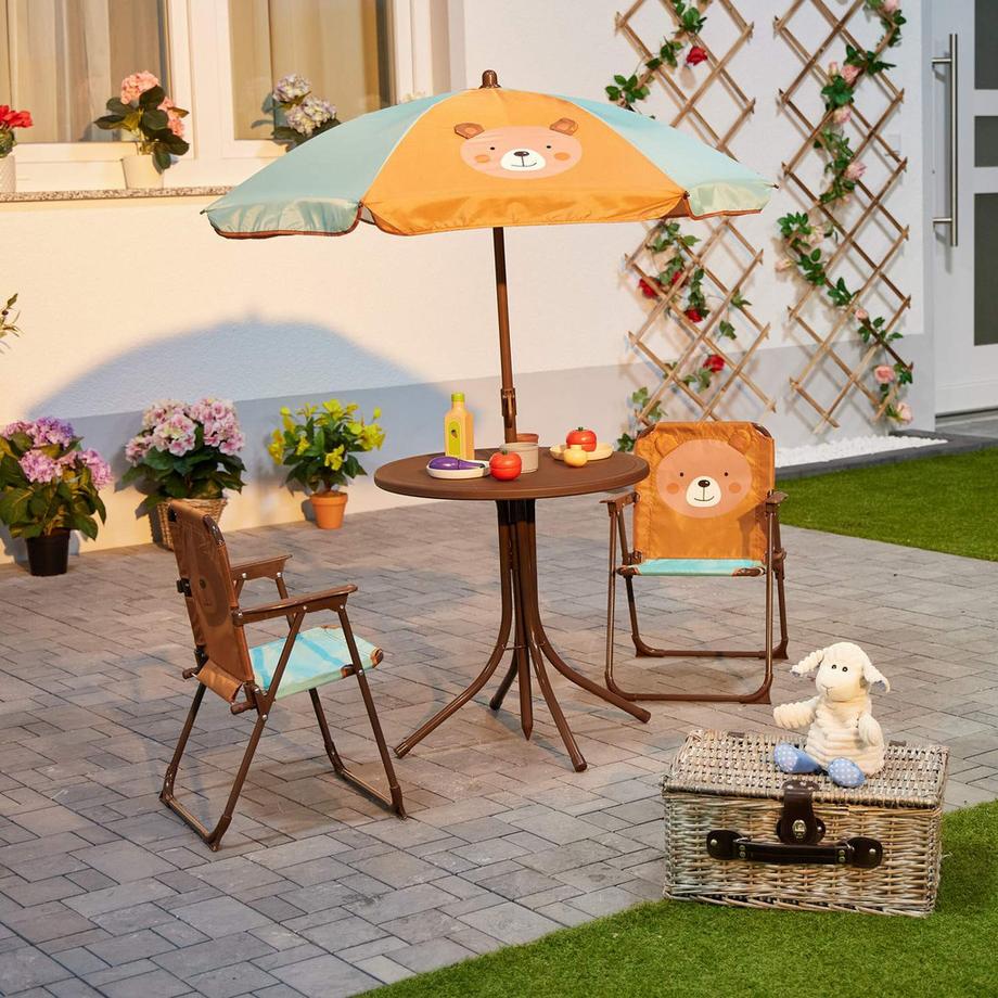 Northix Ensemble de camping pour enfants avec parasol  