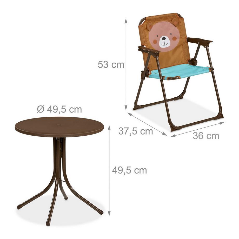 Northix Ensemble de camping pour enfants avec parasol  