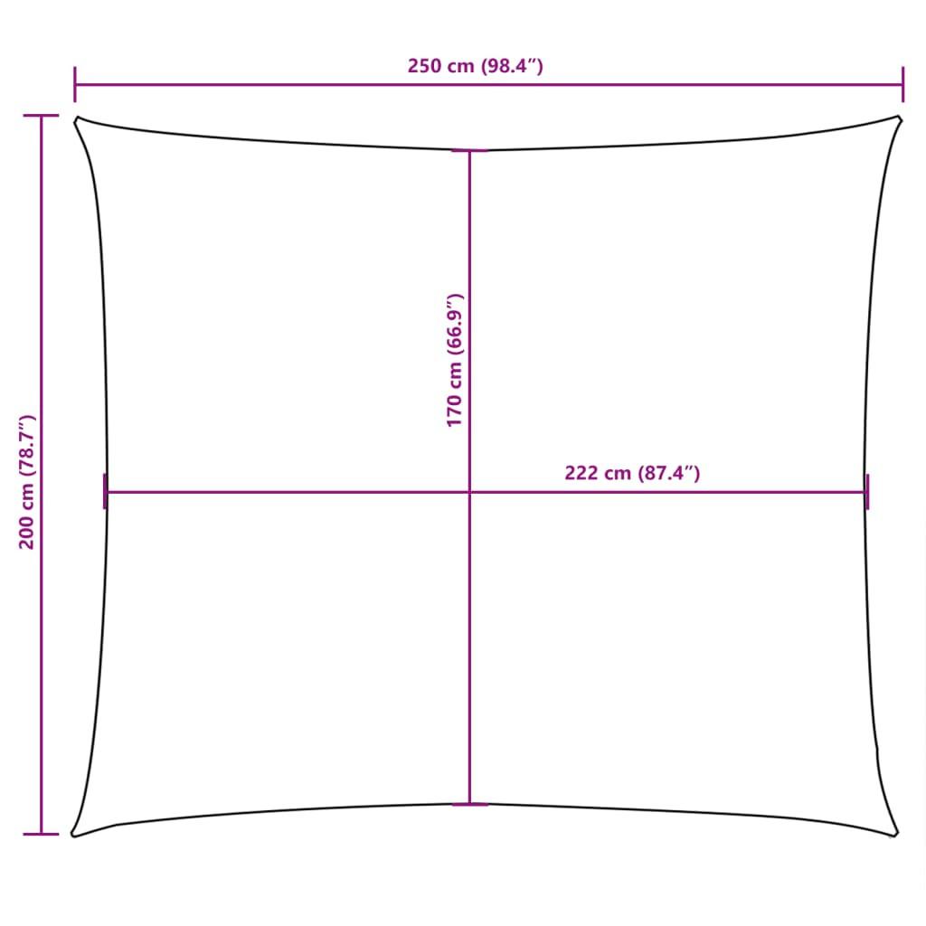 VidaXL Voile solaire  