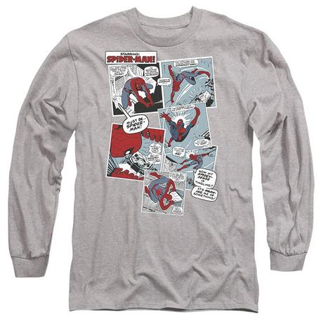 Spider-Man Comic Strip T-Shirt Manches Longues  
