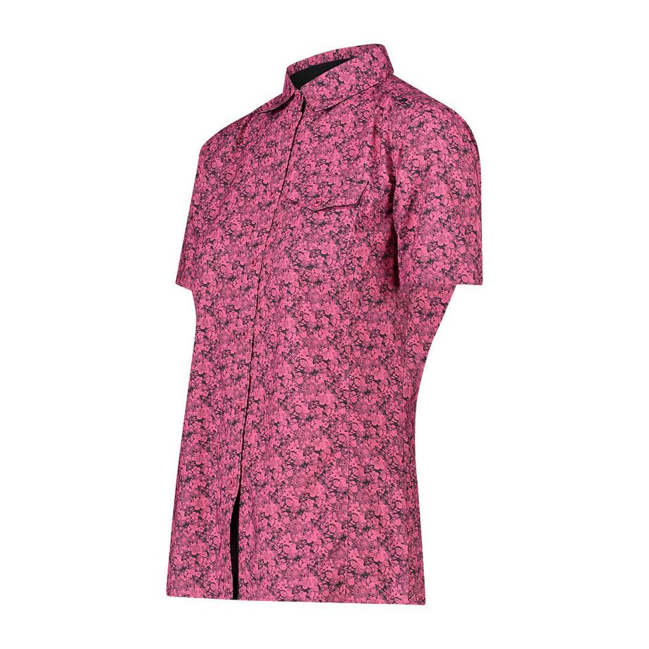 CMP Damen Kurzarm Floral Muster Hemd  