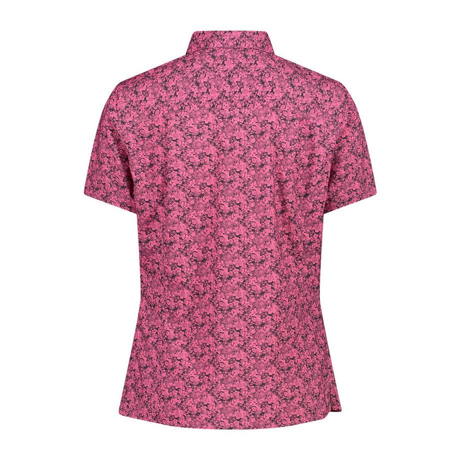 CMP Damen Kurzarm Floral Muster Hemd  