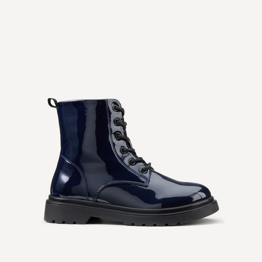 La Redoute Collections Bottines vernies à lacets  