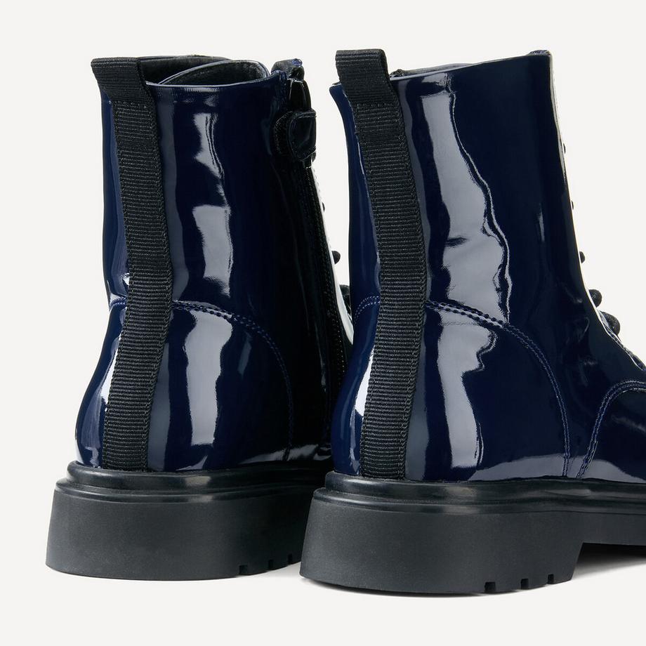 La Redoute Collections Bottines vernies à lacets  