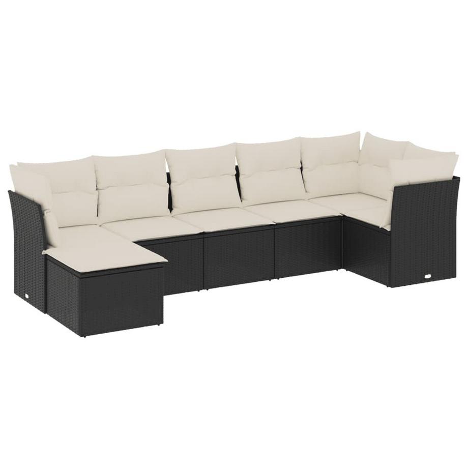 set divano da giardino Polirattan