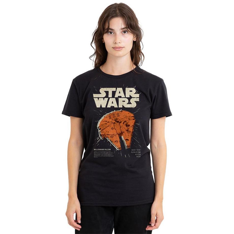 STAR WARS T-Shirt Rétro Millenium Falcon  