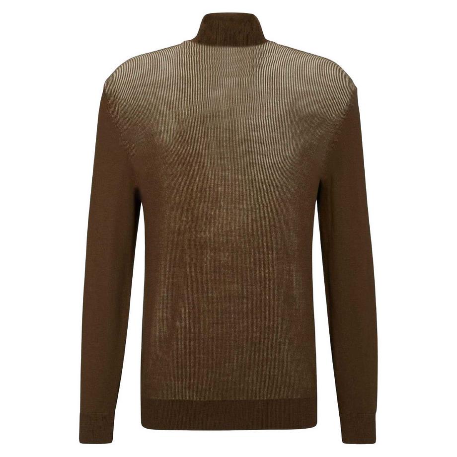 BOSS Pullover Top mit weiterem Stehkragen Regular Fit  