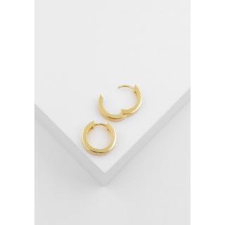 MUAU Schmuck  Creolen Gelbgold 750, 14mm 