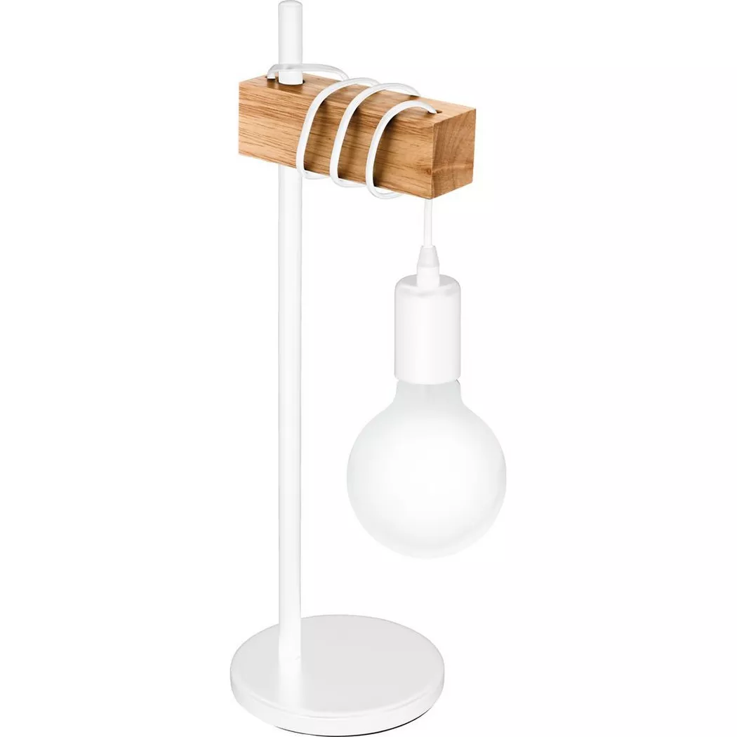 EGLO Leuchten – Tischleuchte TOWNSHEND 1x E27 Weiss, One Size