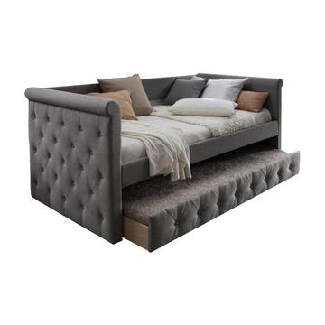 Ausziehbett Stoffsofa + Lattenrost 2 LOUISE