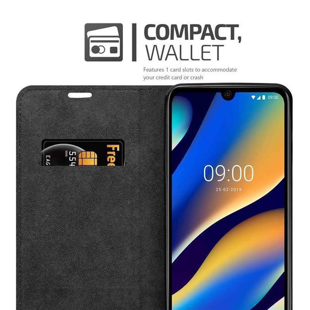 Cadorabo  Cadorabo Hülle kompatibel mit WIKO VIEW 3 LITE - Schutzhülle mit Magnetverschluss, Standfunktion und Kartenfach 