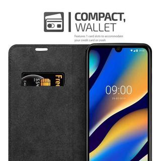 Cadorabo  Cadorabo Hülle kompatibel mit WIKO VIEW 3 LITE - Schutzhülle mit Magnetverschluss, Standfunktion und Kartenfach 