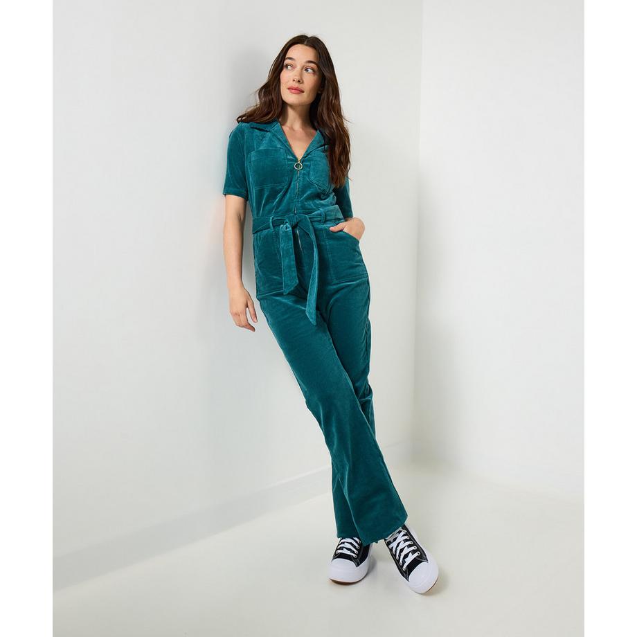 Joe Browns Combinaison en velours côtelé Fermeture éclair Ceinture Bootcut  