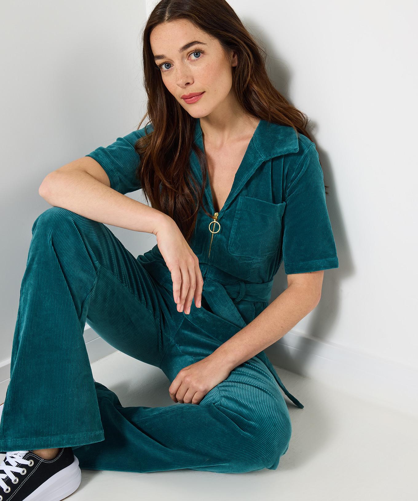 Joe Browns Tuta in velluto a coste Cerniera Cintura Bootcut  