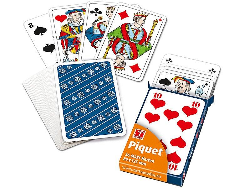 Carta.Media  Spiele Piquetkarten Maxi - Edelweiss 