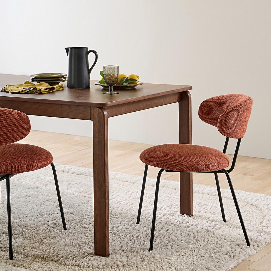La Redoute Intérieurs Lot de 2 chaises tissu  