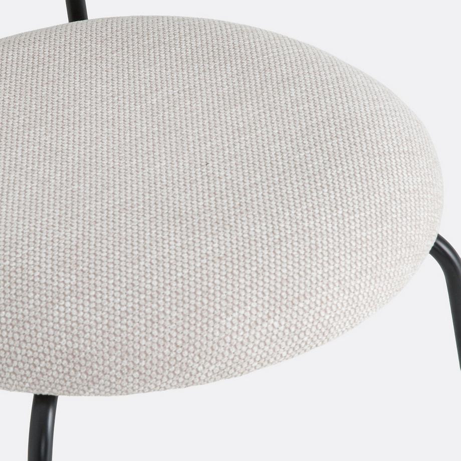 La Redoute Intérieurs Lot de 2 chaises tissu  