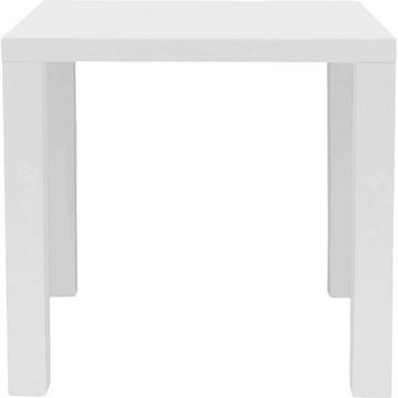 Esstisch hochglanz 80x80 weiss
