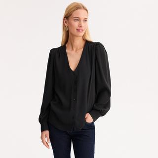 La Redoute Collections Camicetta Maniche Lunghe Scollo a V  