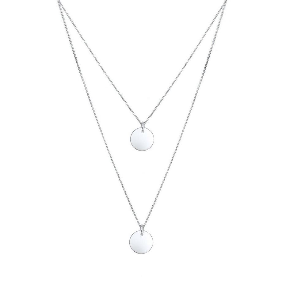 Collier Layer Pendentif Plaquettes