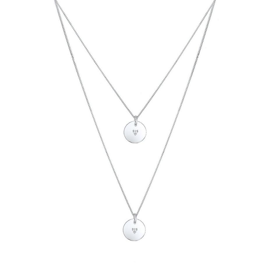 Elli  Collier Layer Pendentif Plaquettes 