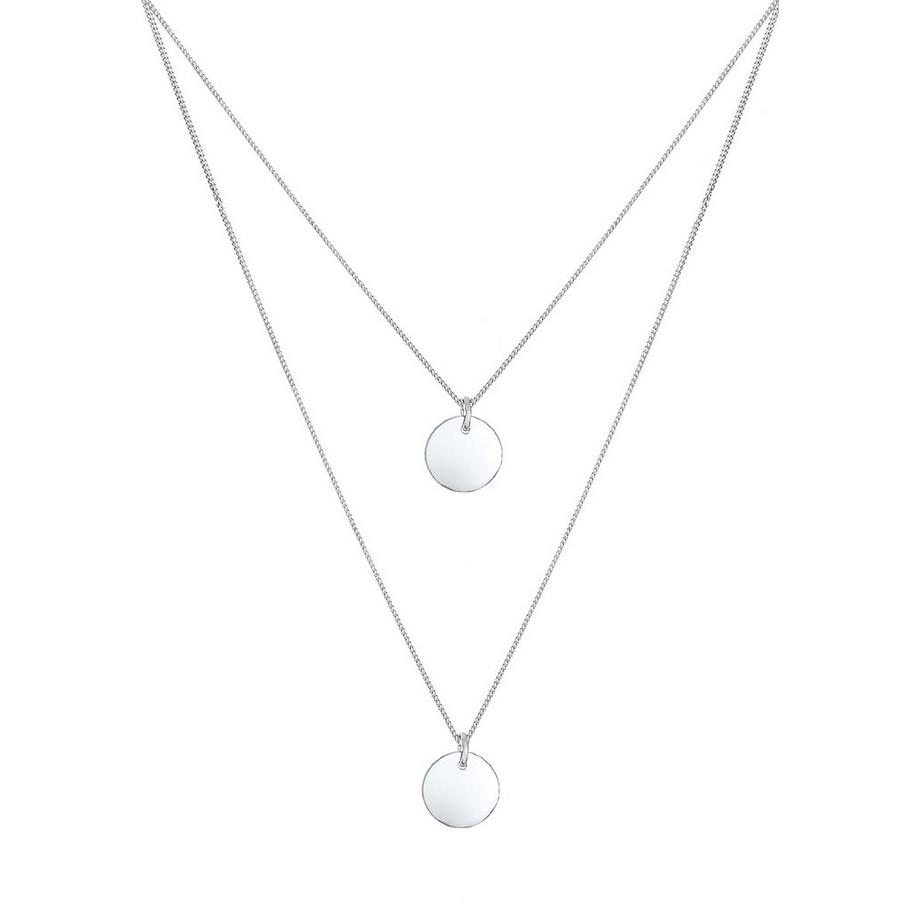 Elli  Collier Layer Pendentif Plaquettes 
