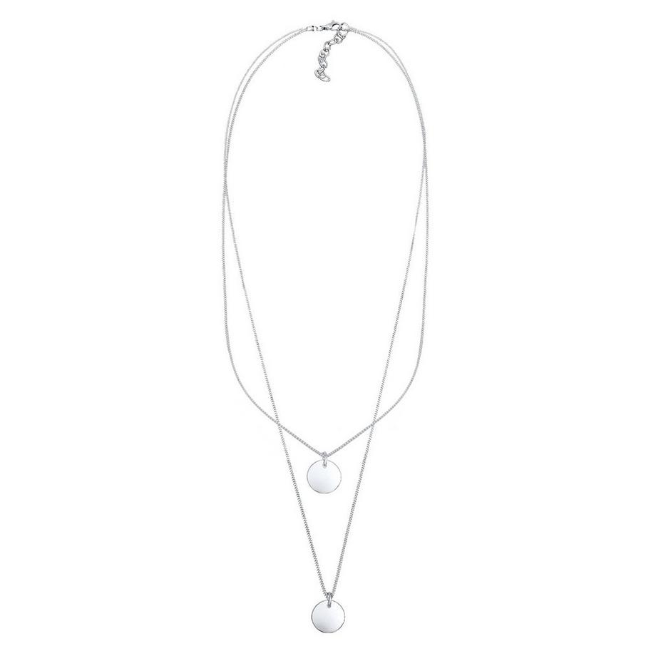 Elli  Collier Layer Pendentif Plaquettes 
