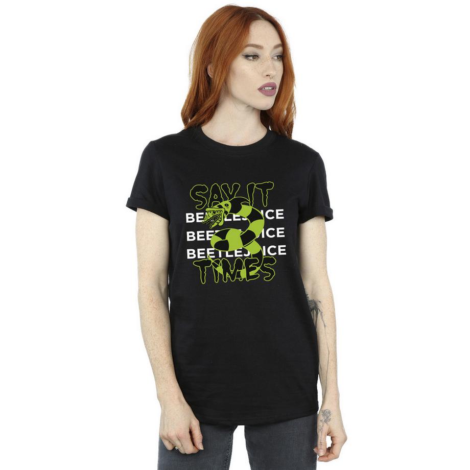 Beetlejuice Say It 3 Times T-Shirt  