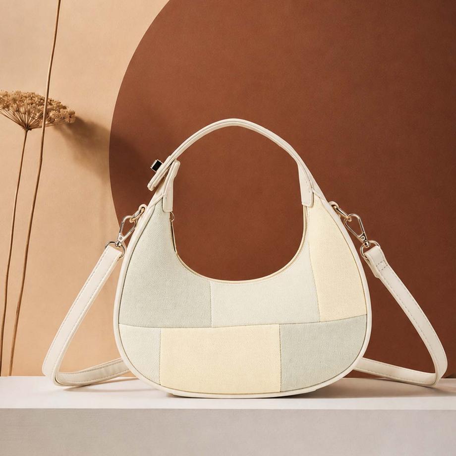Gallantry Sac Hobo en Denim Patchwork  