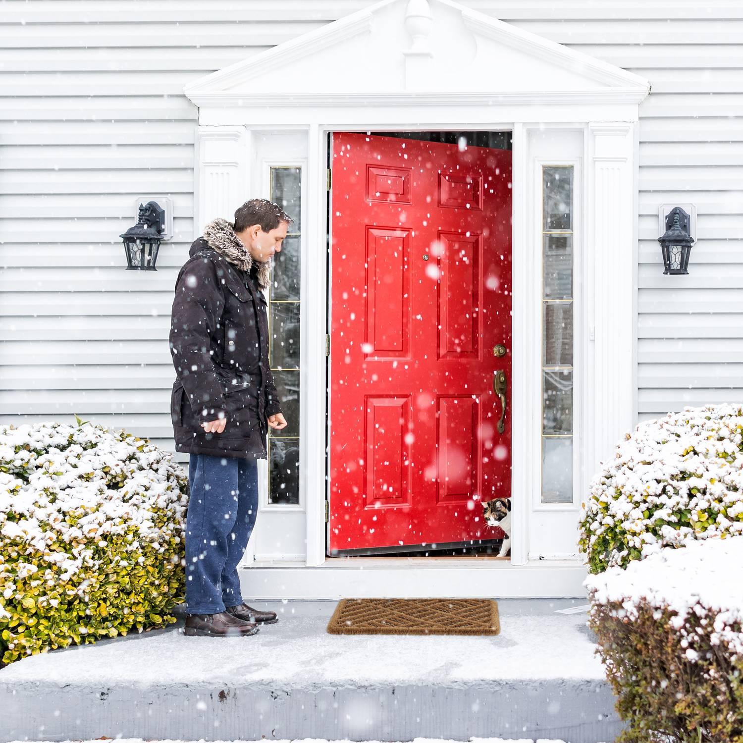 Northix Tappetino in rete metallica 40 x 60 cm  