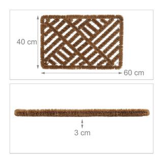 Northix Tappetino in rete metallica 40 x 60 cm  