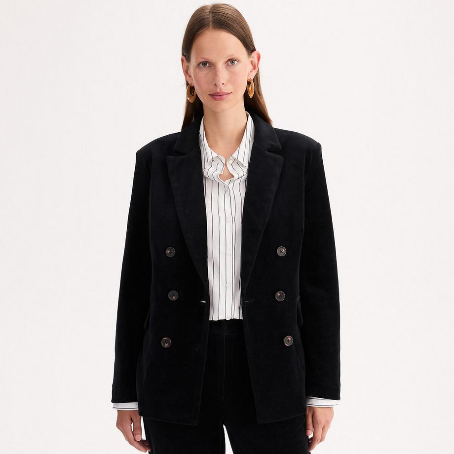 La Redoute Collections Blazer Droit en Velours  