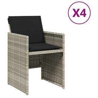 VidaXL Chaise de jardin rotin synthétique  