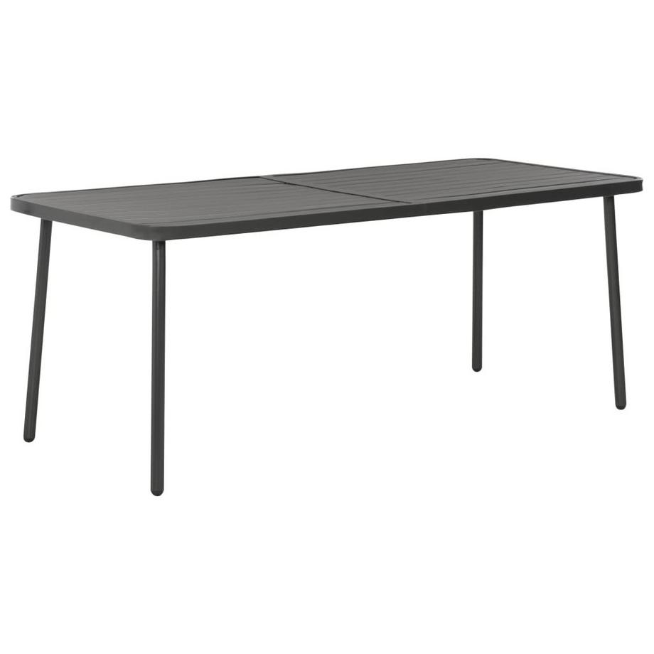 VidaXL Ensemble de jardin acier  