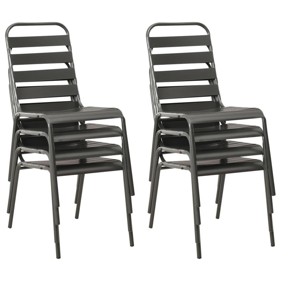 VidaXL Ensemble de jardin acier  