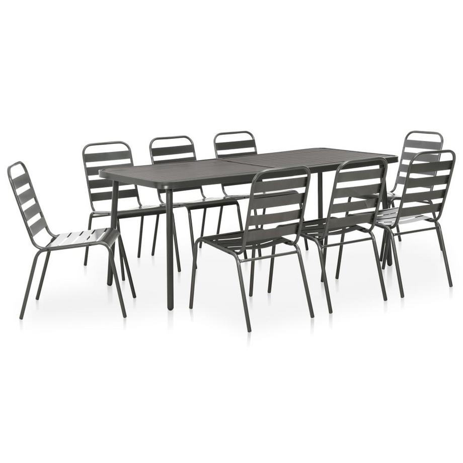Ensemble de jardin acier