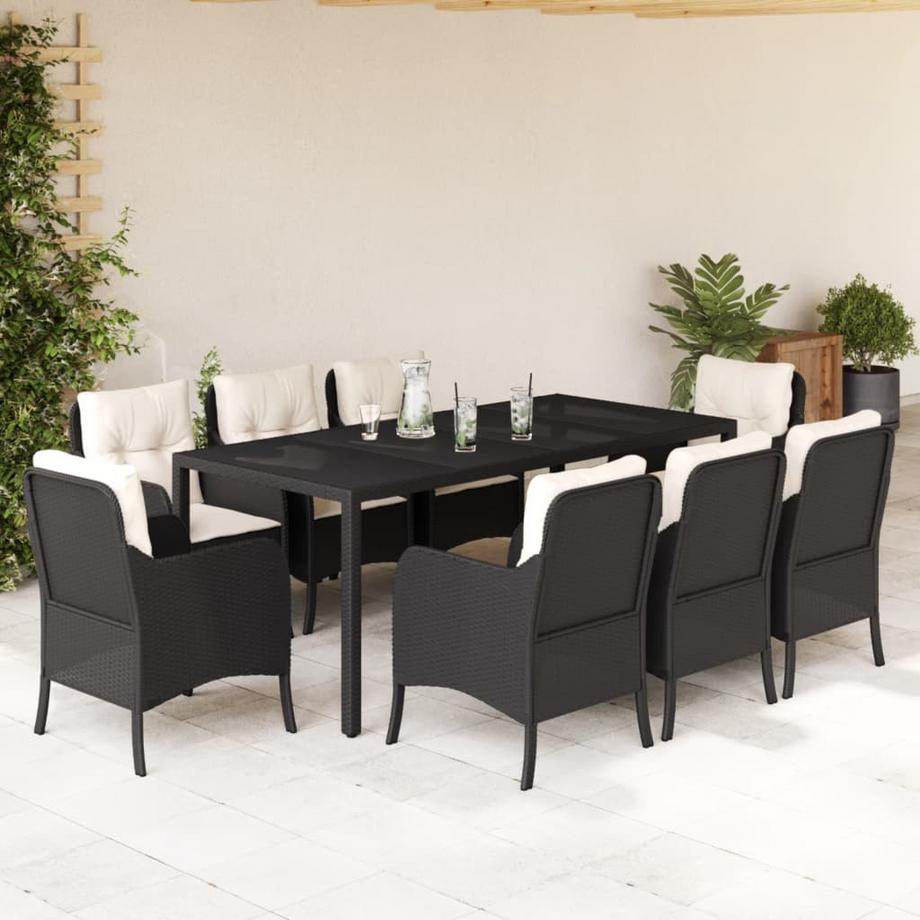 VidaXL set da pranzo da giardino Polirattan  